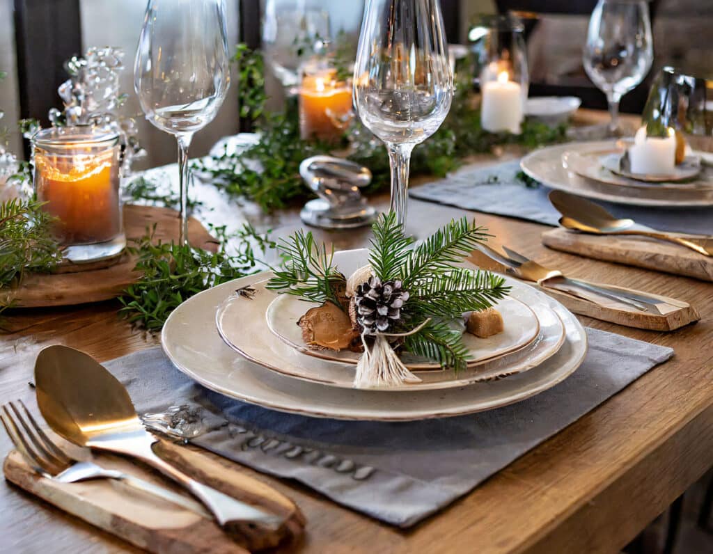 Créer une magie hivernale : idées de décoration centres de table de mariage